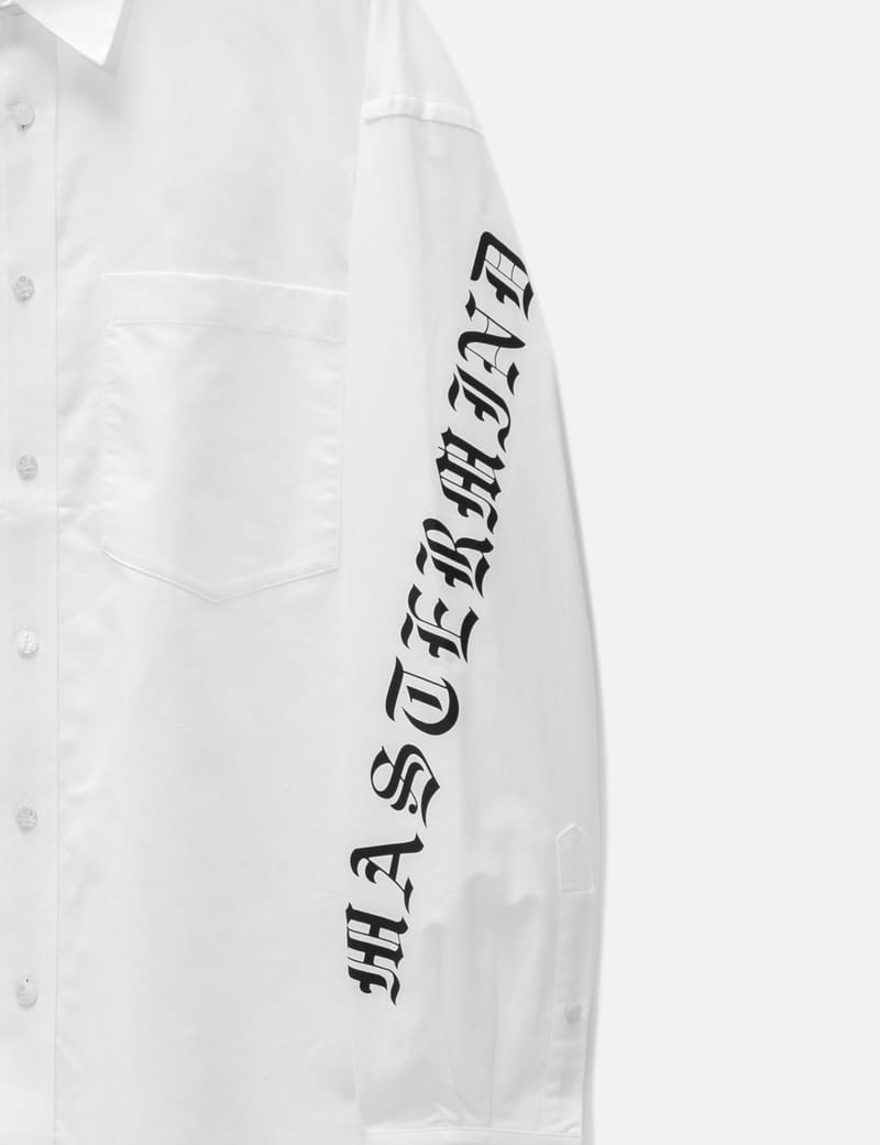 Mastermind Japan - Loose Fit Cotton Long Sleeve Shirt | HBX