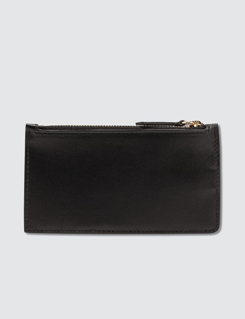 Maison Kitsuné - Tricolor Zipped Leather Coin Purse | HBX