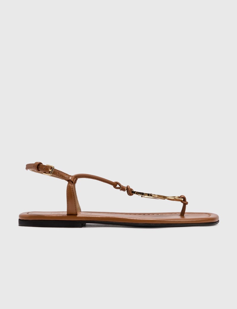 JW Anderson - LOGO FLAT SANDAL | HBX - Globally Curated Fashion