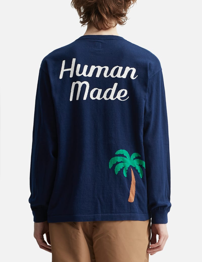 Human Made - FLAMINGO KNIT SWEATER | HBX - Globally Curated