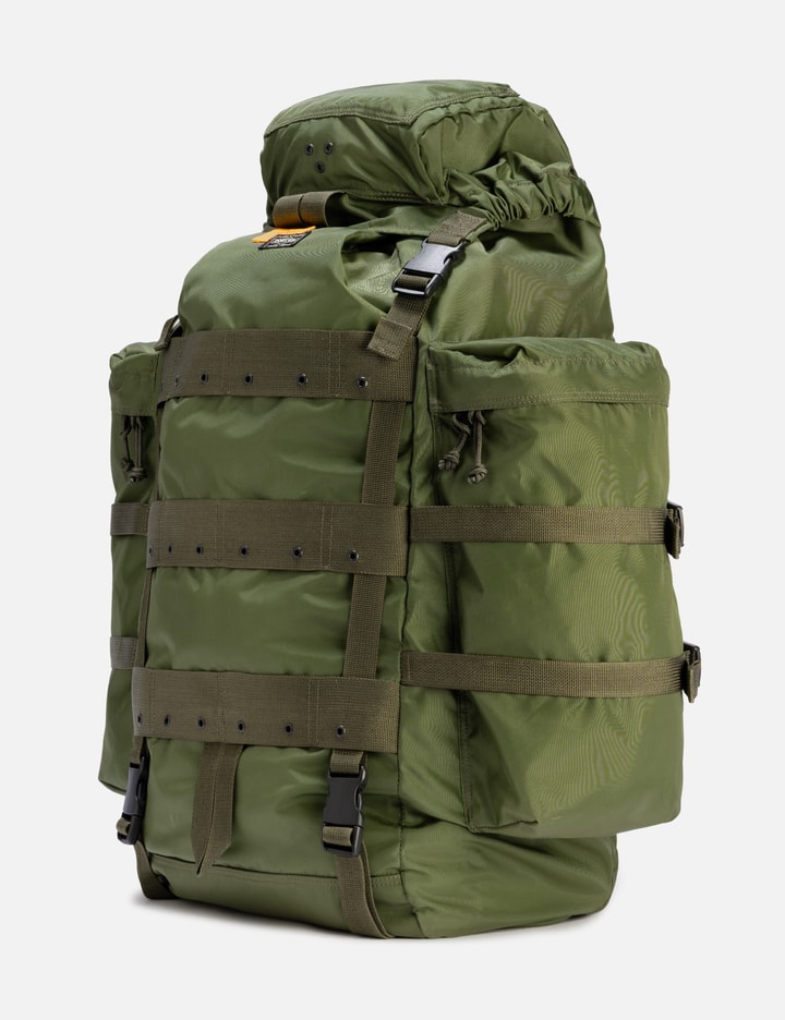 PORTER Backpack - Green large daypack, excellent lining, slight wear | HBX