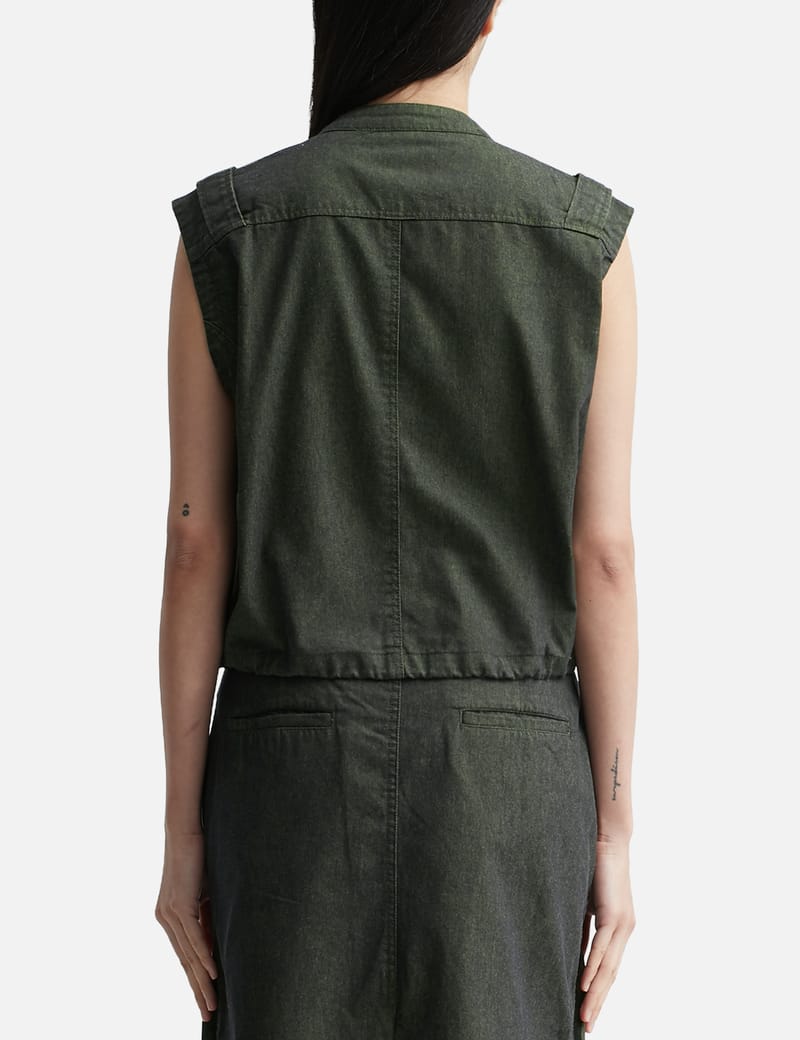 Open YY - SHIRRING WORK VEST | HBX - Globally Curated