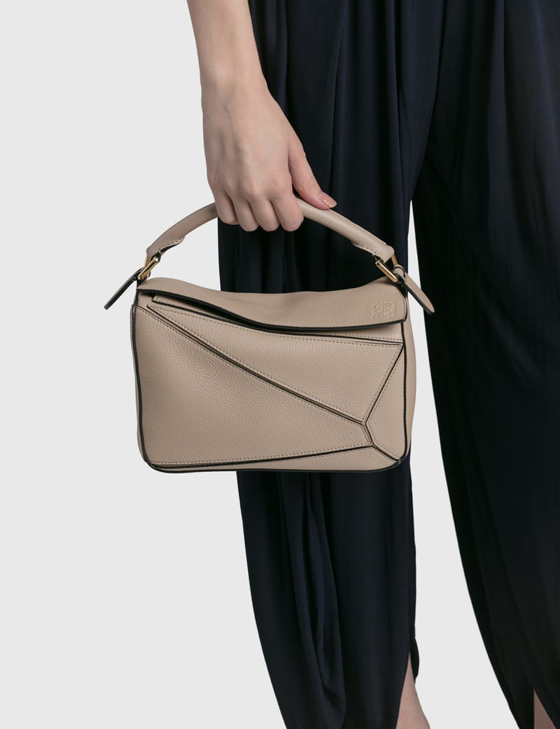 Loewe puzzle bag discount small sand mink