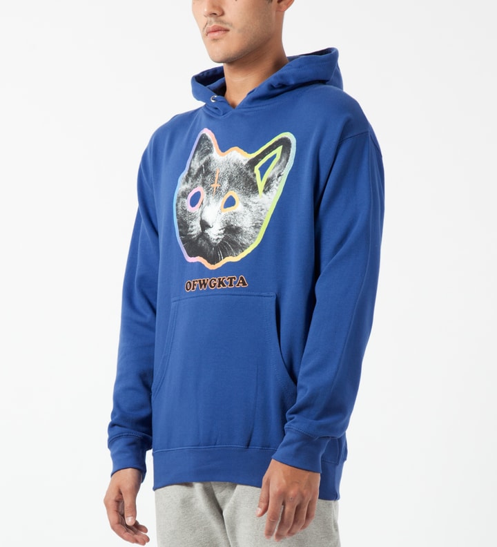 Odd Future Royal Blue OFWGKTA Tron Cat Hoodie HBX Globally