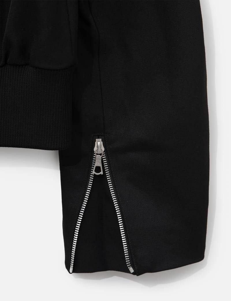 ジャケット・アウター Dries Van Noten Zipped Bomber Jacket DRIES VAN NOTEN Zip-Detailed Shell Bomber Jacket for Men
