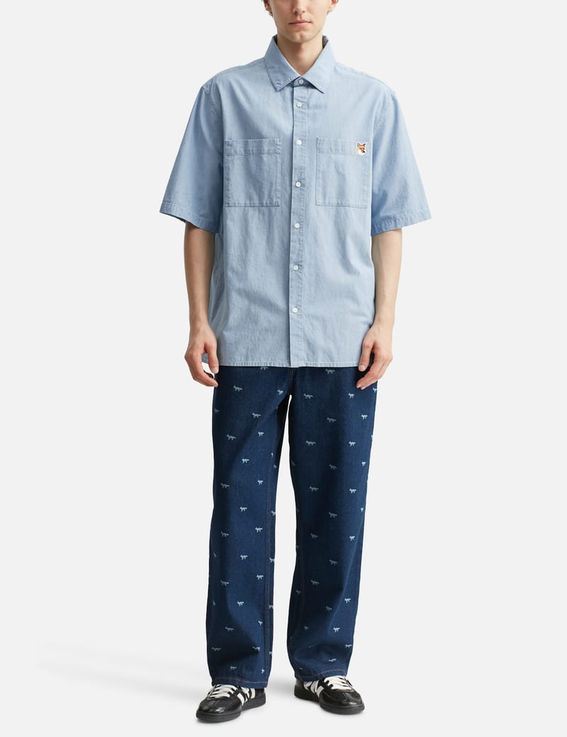 【MAISON KITSUNE】 RELAXED SHORT SLEEVE SHIRT RELAXED SHORT SLEEVE SHIRT | Maison Kitsuné