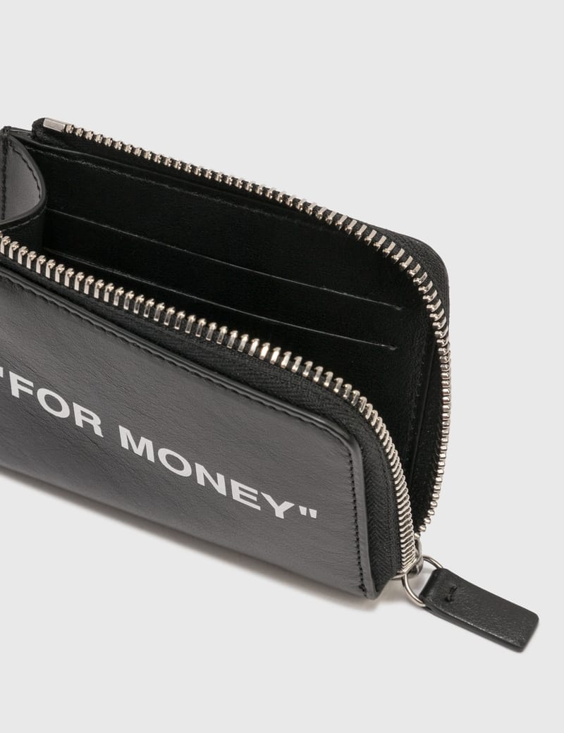 Off-White™ - Calfskin Quote Chain Wallet | HBX