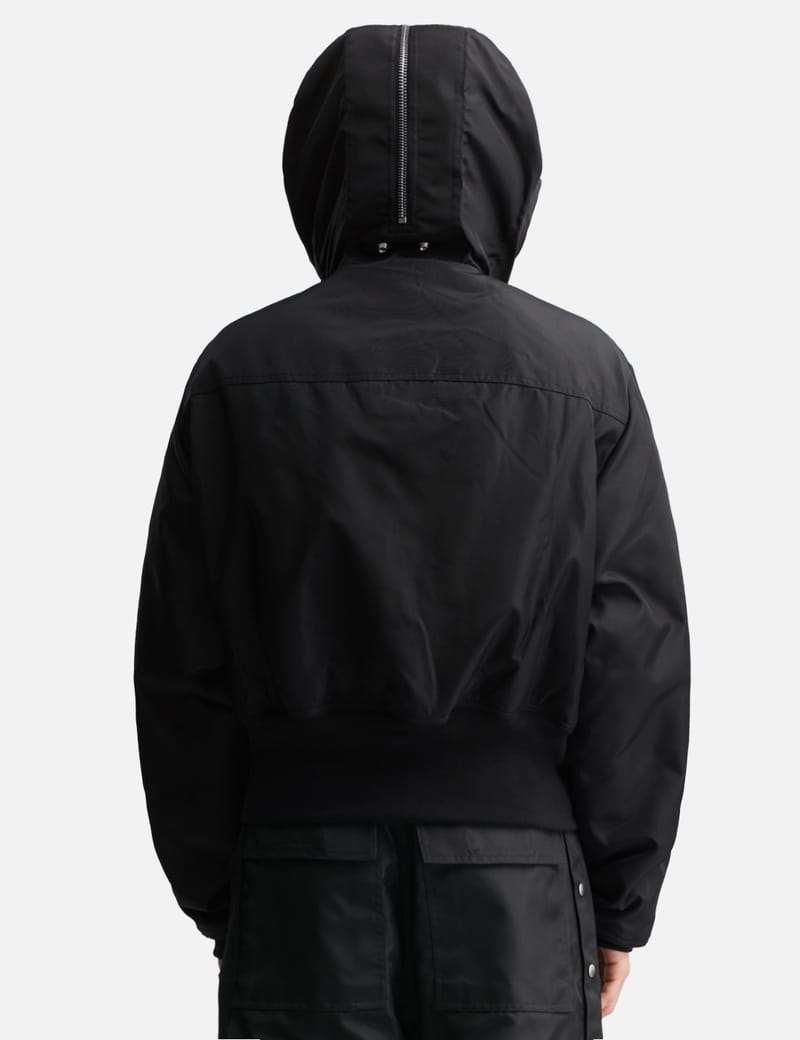 ジャケット・アウター RICK OWENS FW25 CROPPED ALICE PARKA Rick Owens Cropped Alice Parka in Black | FWRD