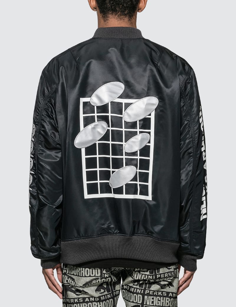 NEIGHBORHOOD×PERKS ANDMINI bomber jacket Perks and Mini - P.A.M. x Neighborhood Reversible Bomber