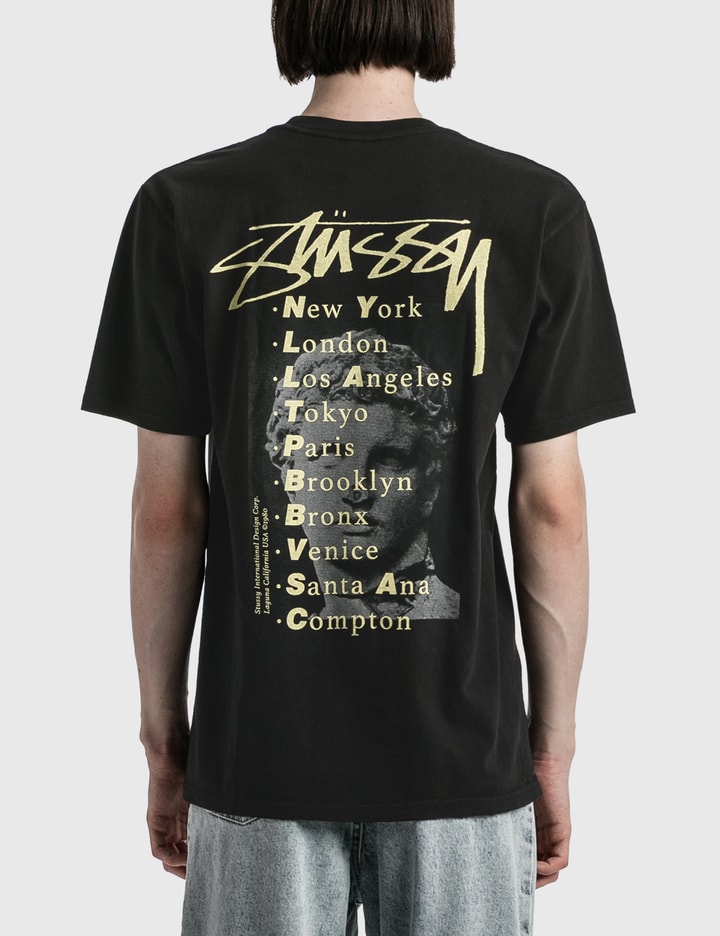 Stüssy - Statue Pigment Dyed T-shirt | HBX - Globally Curated Fashion ...