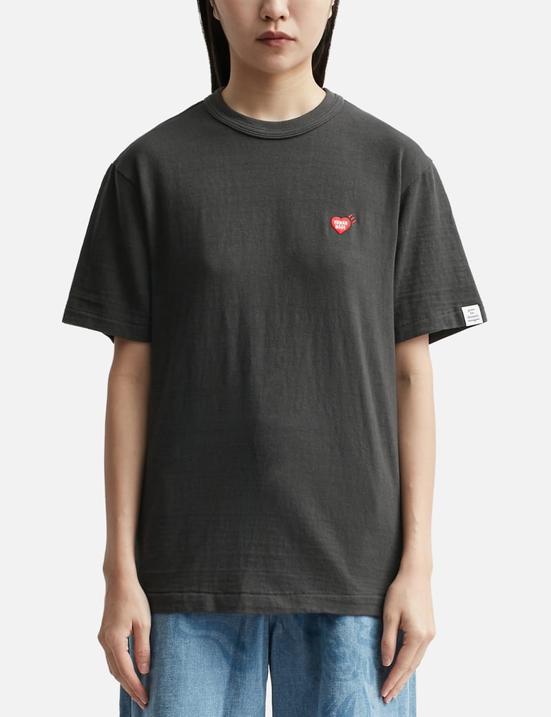 2023 Human Made HEART BADGE T-SHIRT グレー L - Tシャツ/カットソー ...