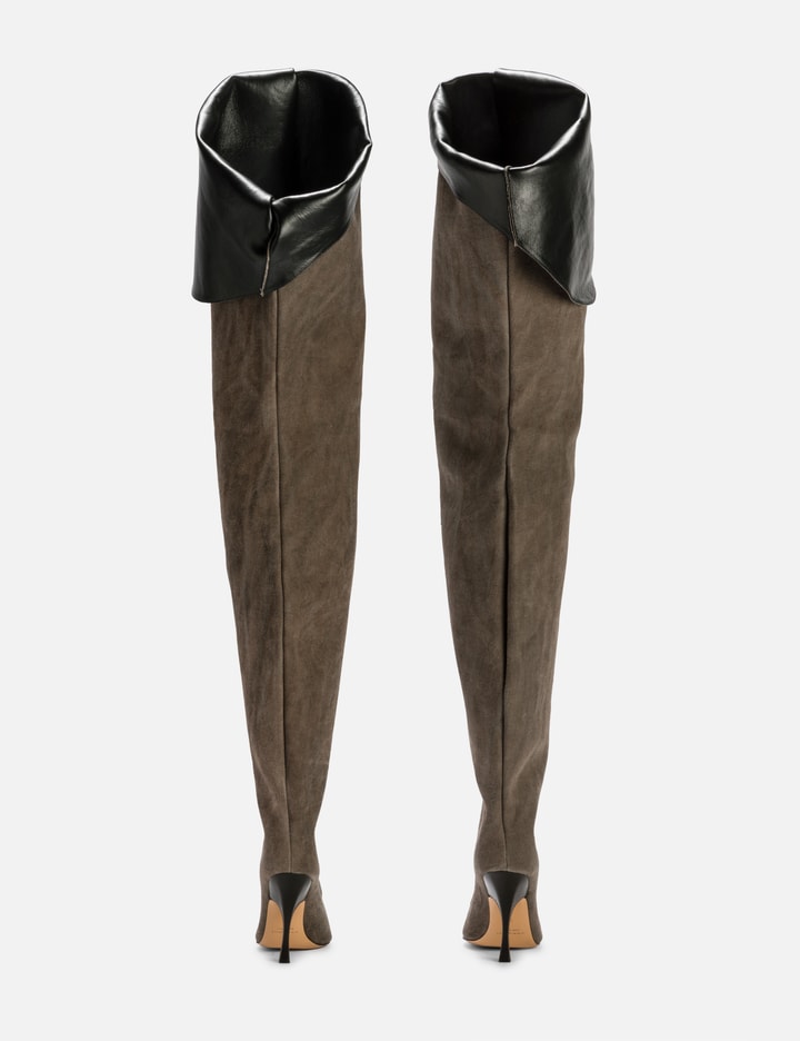scrunch boots flat