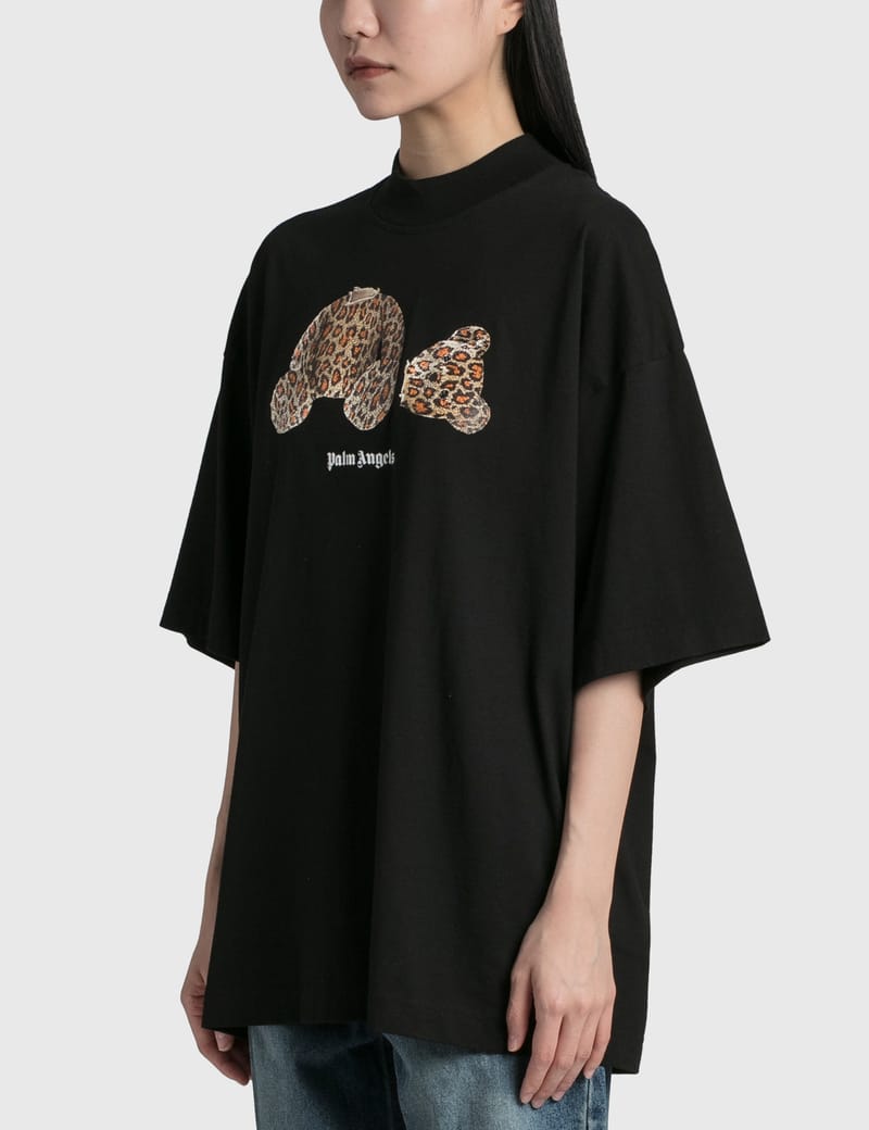 Palm Angels - Leopard Bear T-Shirt | HBX - Globally Curated
