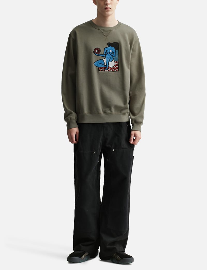 By Parra - Future visions crew neck sweatshirt | HBX