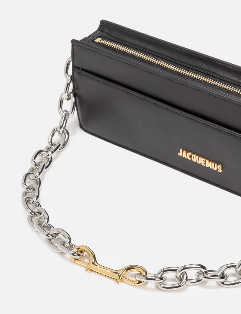 【Jacquemus】関税込☆ラ ポシェット クラッチバッグ ブラック Jacquemus】関税込☆ラ ポシェット クラッチバッグ ブラック