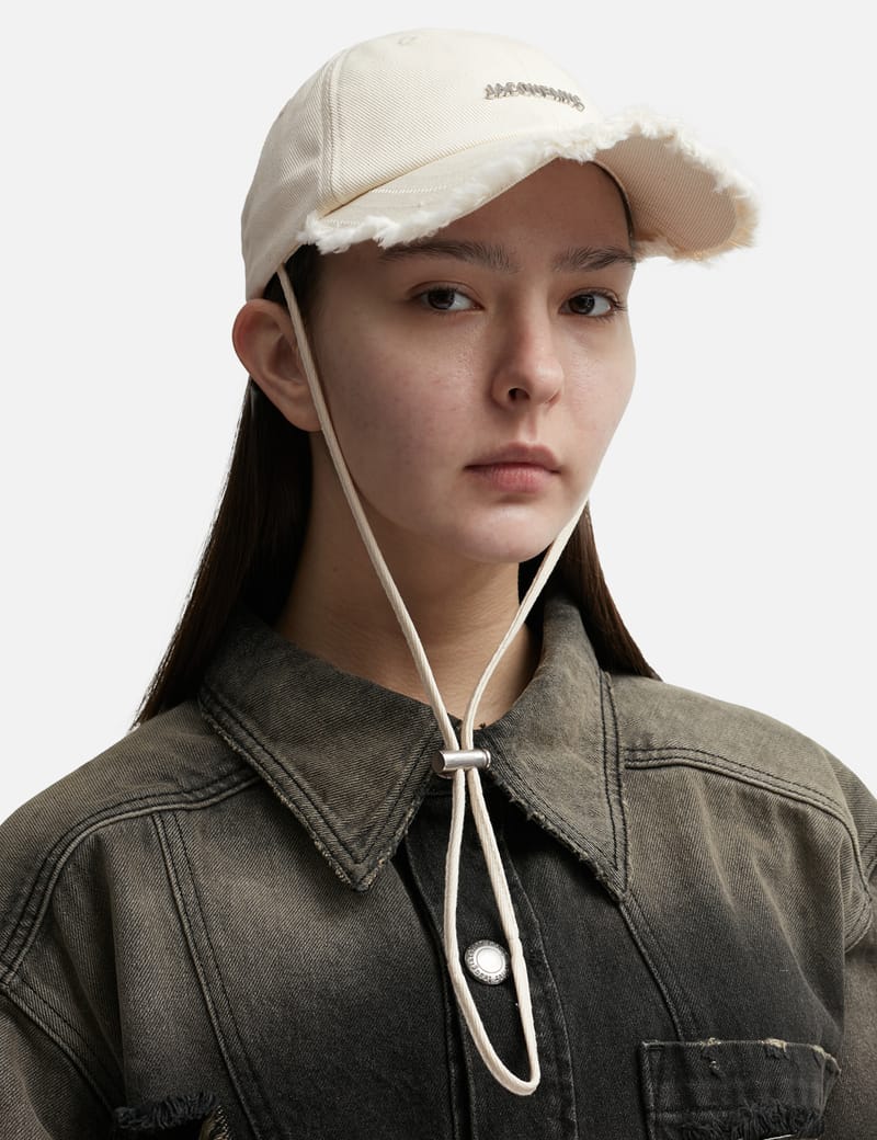 La Casquette Artichaut baseball cap in white - Jacquemus