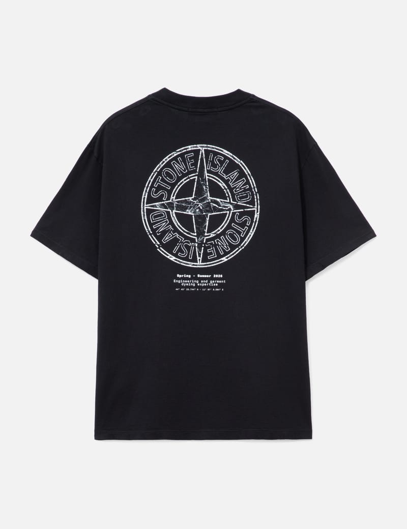 Stone Island Organic Cotton Jersey T-shirt - Garment-dyed black
