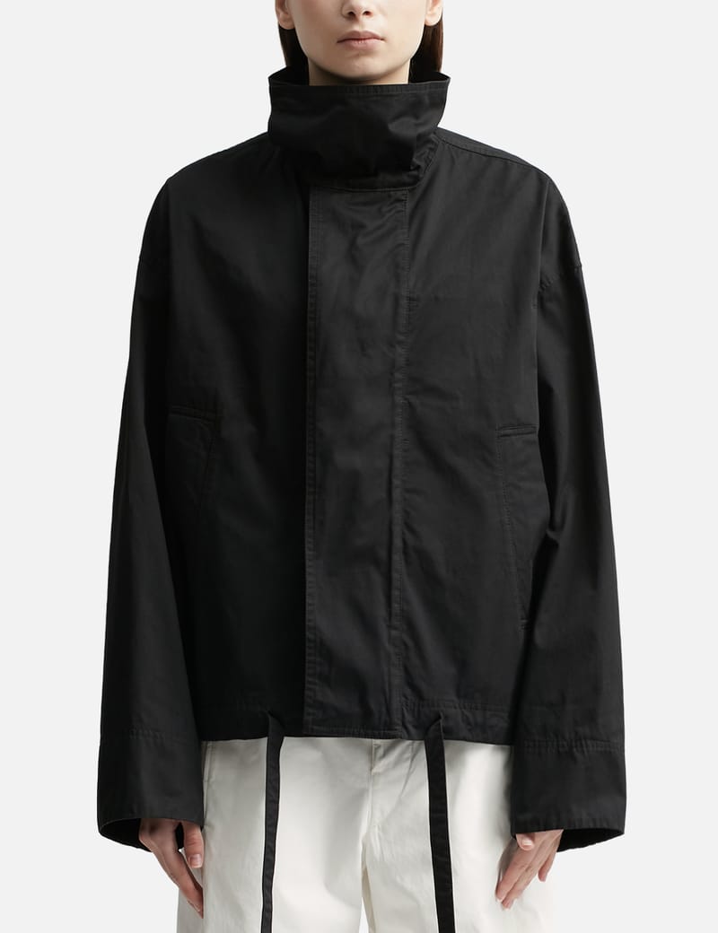 Lemaire - HIGH COLLAR BLOUSON | HBX - Globally Curated Fashion and  Lifestyle by Hypebeast