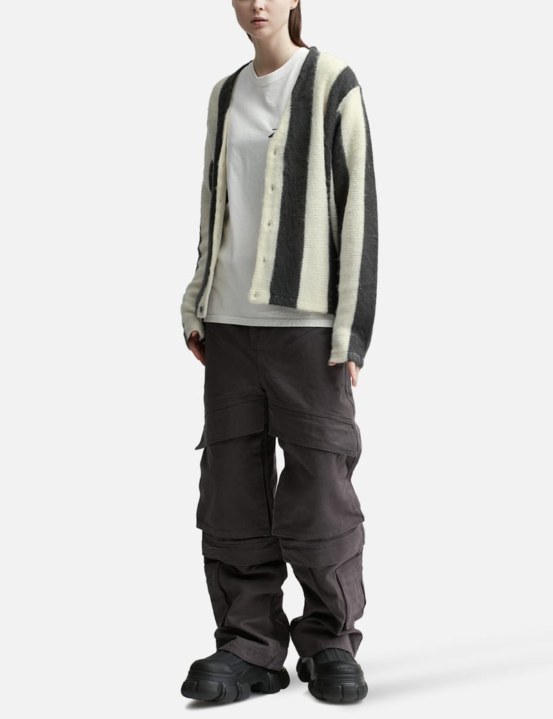 Stüssy - Stripe Brushed Cardigan | HBX - Globally Curated Fashion