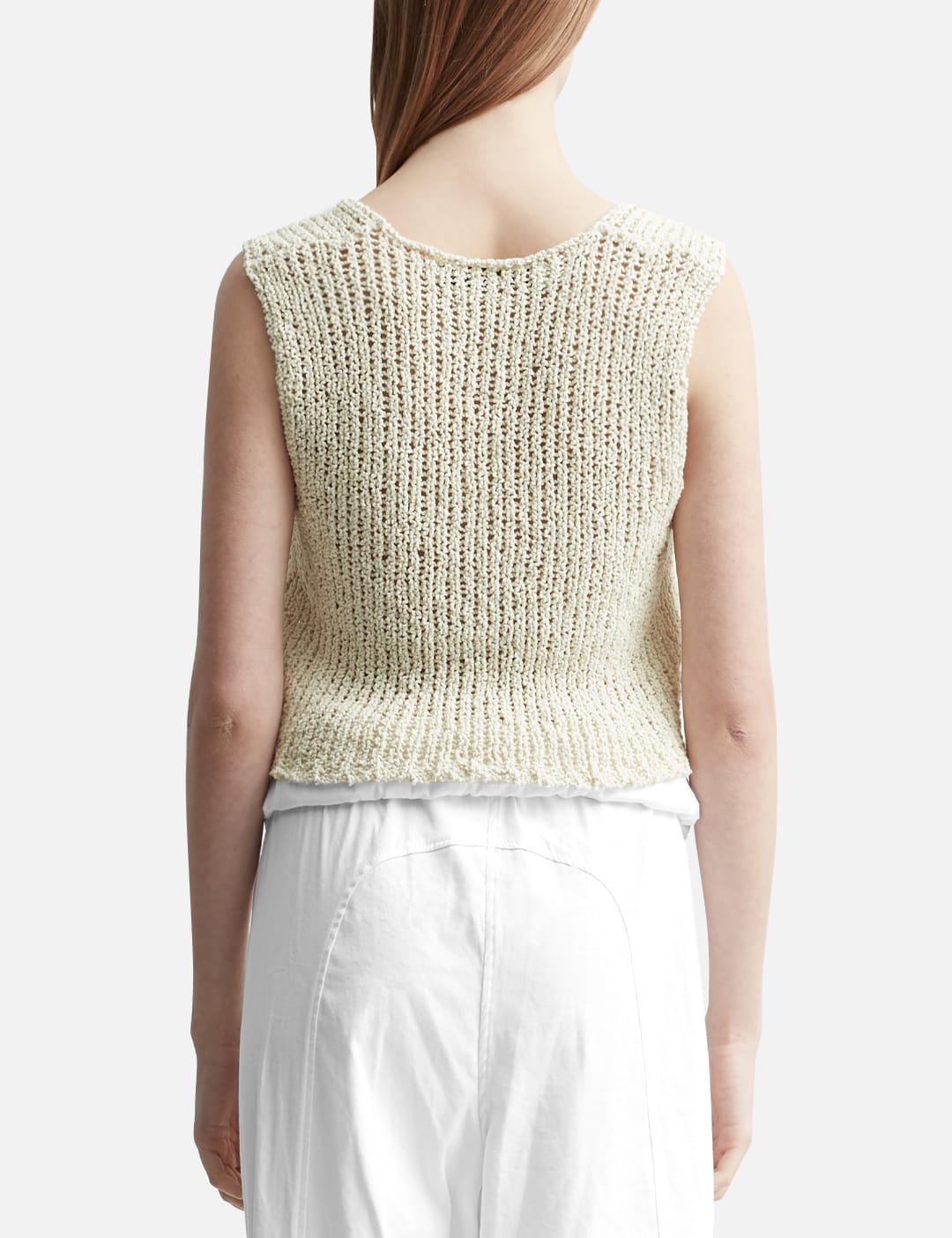 Open YY - V-NECK KNIT VEST | HBX - Globally Curated Fashion and