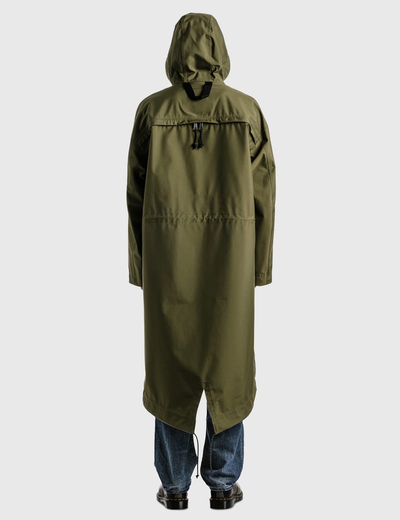 UNDERCOVER EASTPAK COAT モッズコート x EASTPAK technical coat in green - Undercover | Mytheresa