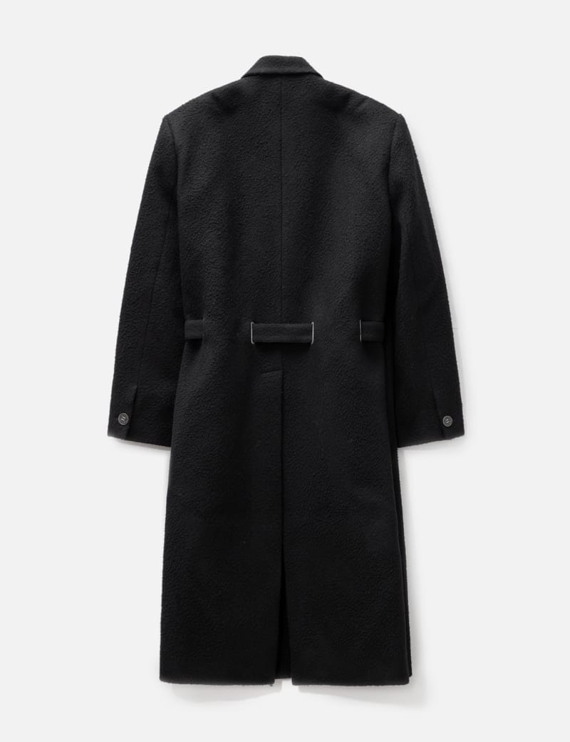 Y/PROJECT - Y Belt Brushed Wool Coat | HBX - Globally Curated