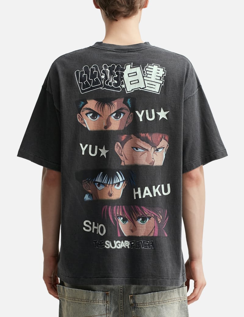 トップス Yusuke THE SUGAR PUNCH - Yuyuhakusho Short Sleeve T-Shirt (Yusuke