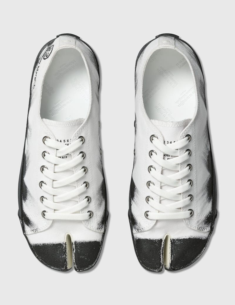 Maison Margiela - Tabi Paint Sneakers | HBX - Globally