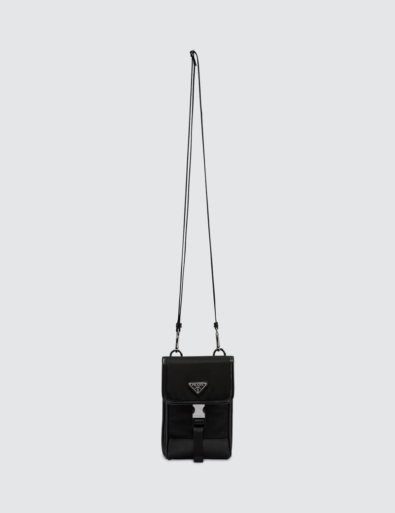 Prada Triangle Logo Crossbody Bag HBX