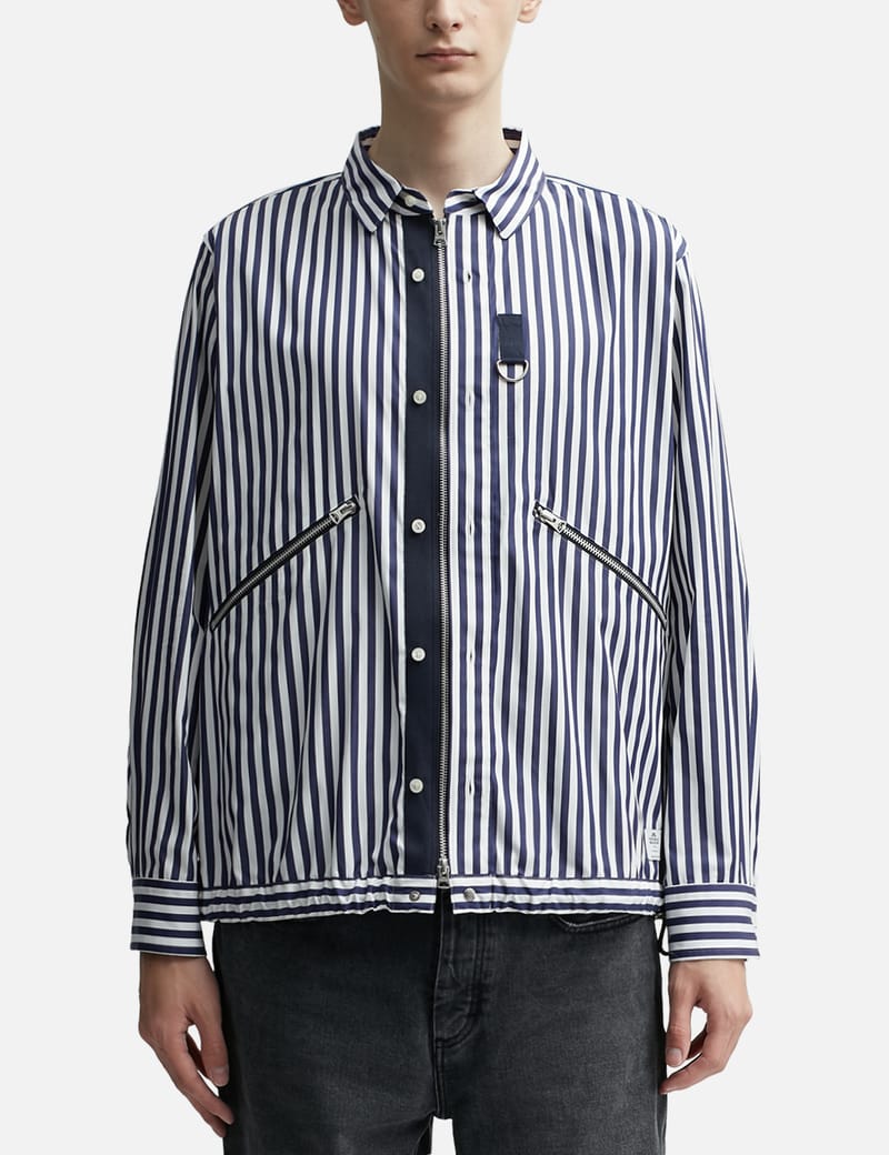 Sacai - Thomas Mason Cotton Poplin Shirt | HBX - Globally Curated