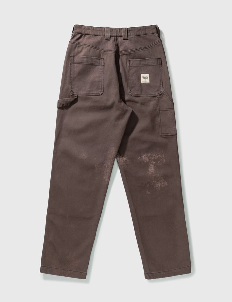 Stüssy - Spotted Bleach Work Pants | HBX - Globally Curated