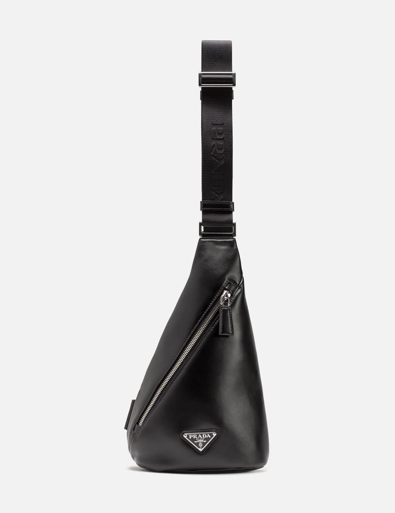 Prada mens leather clearance bag