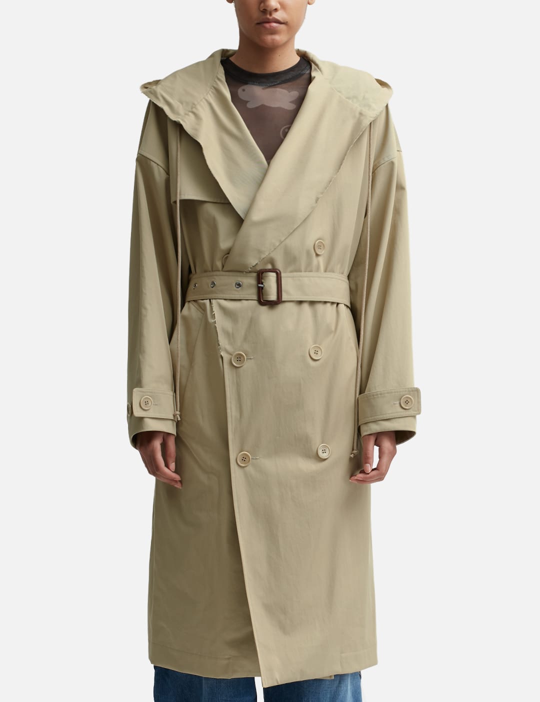 JW Anderson - HOODED TRENCH COAT | HBX - Globally Curated Fashion