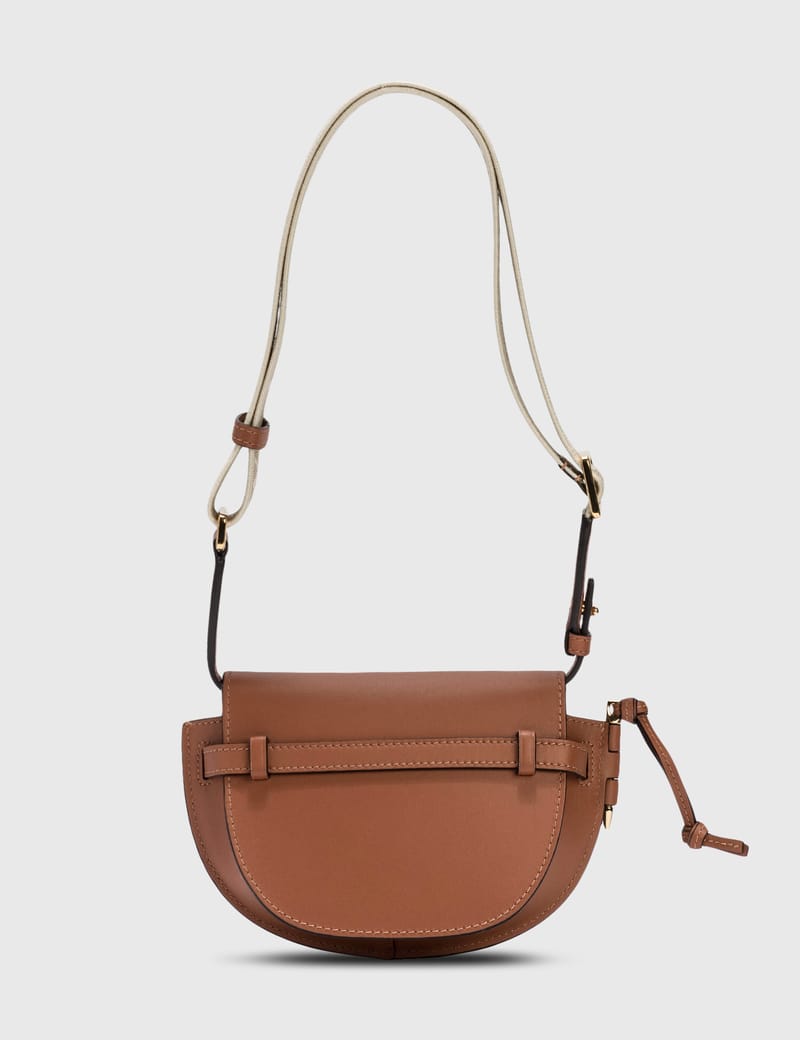 かわいい♪【関税込】LOEWE ミニゲートデュアルバッグ ゲートデュアル バッグ ミニ（ソフトカーフ&ジャカード