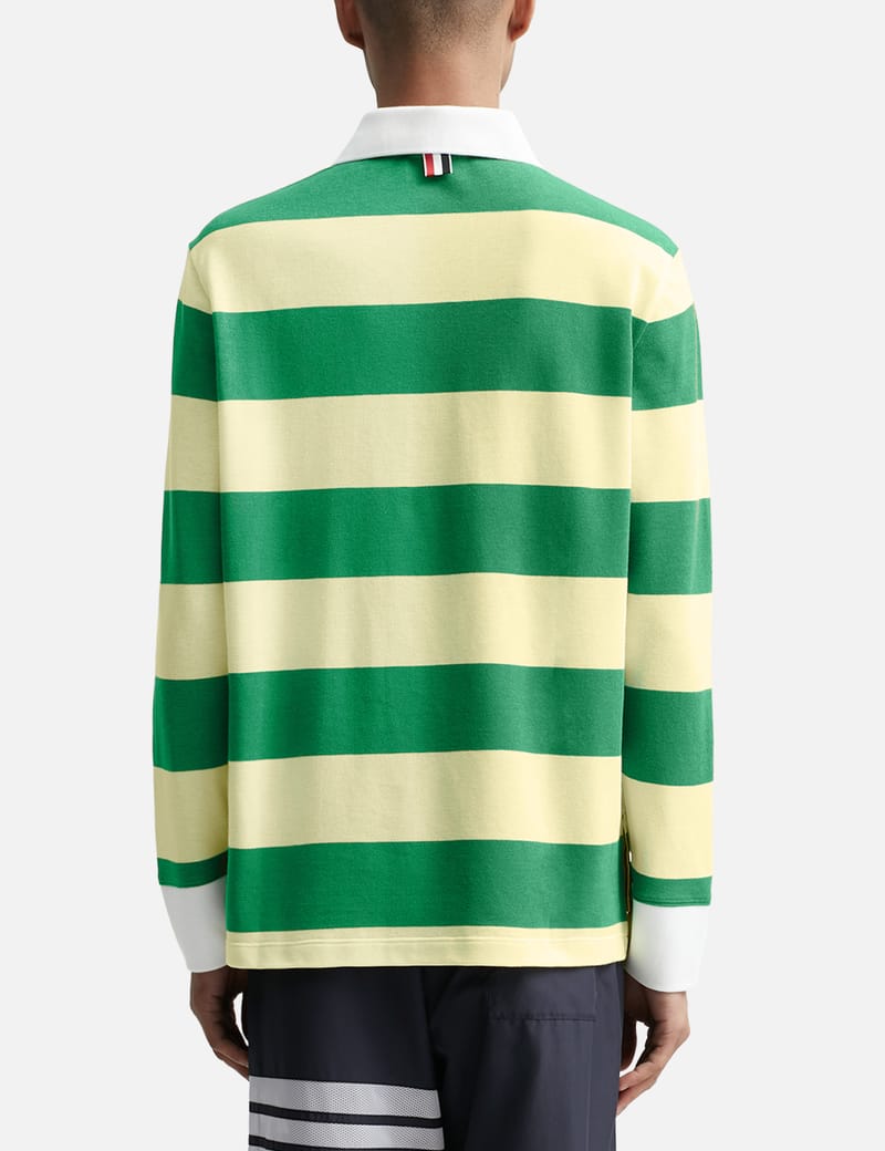 Thom Browne - Striped Pocket Rugby Shirt | HBX - Globally Curated Fashion  and Lifestyle by Hypebeast