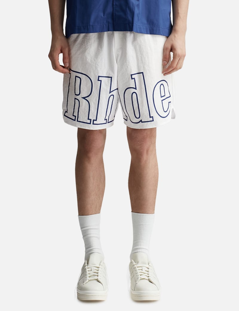 Rhude - Logo Track Short | HBX - Globally Curated Fashion
