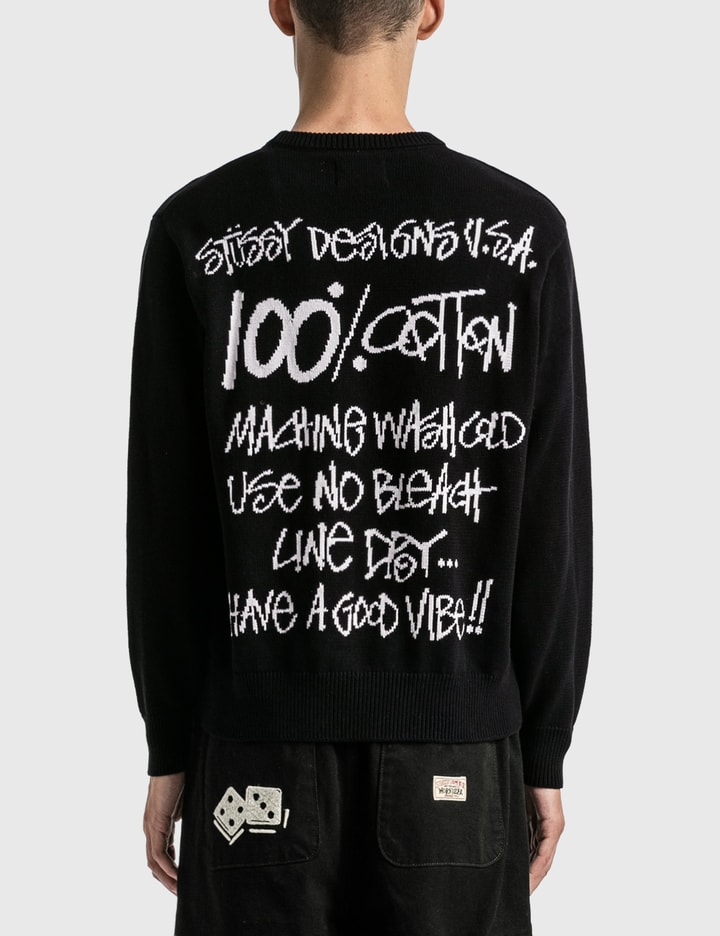 Stüssy - CARE LABEL SWEATER | HBX - Globally Curated Fashion and ...