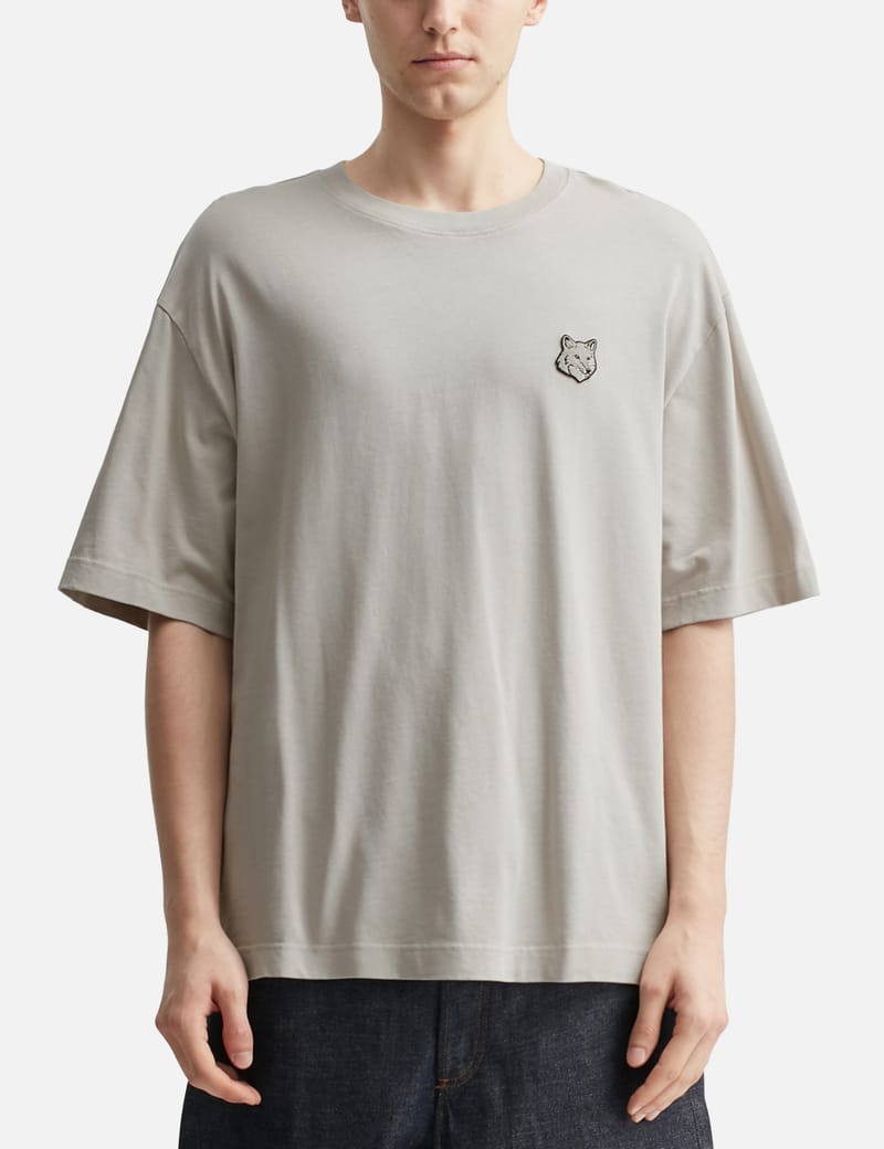 Maison Kitsuné - BOLD FOX HEAD PATCH OVERSIZE TEE SHIRT