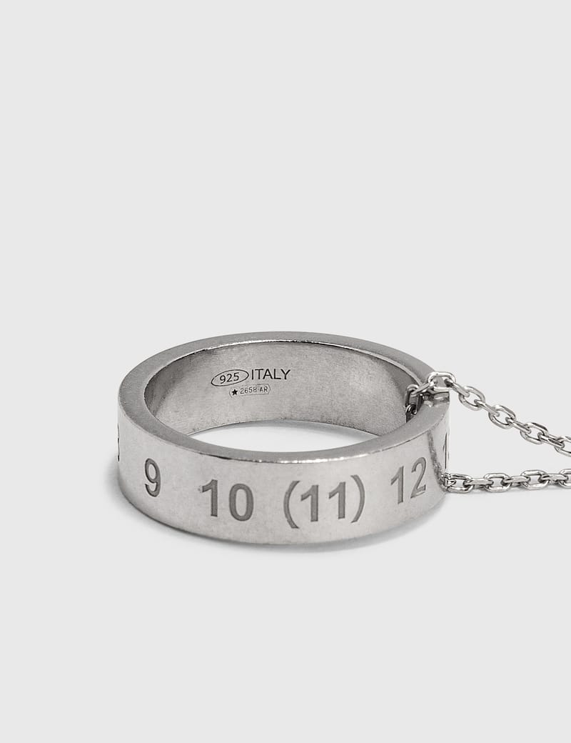 Maison Margiela - Numbers Ring Necklace | HBX - Globally Curated