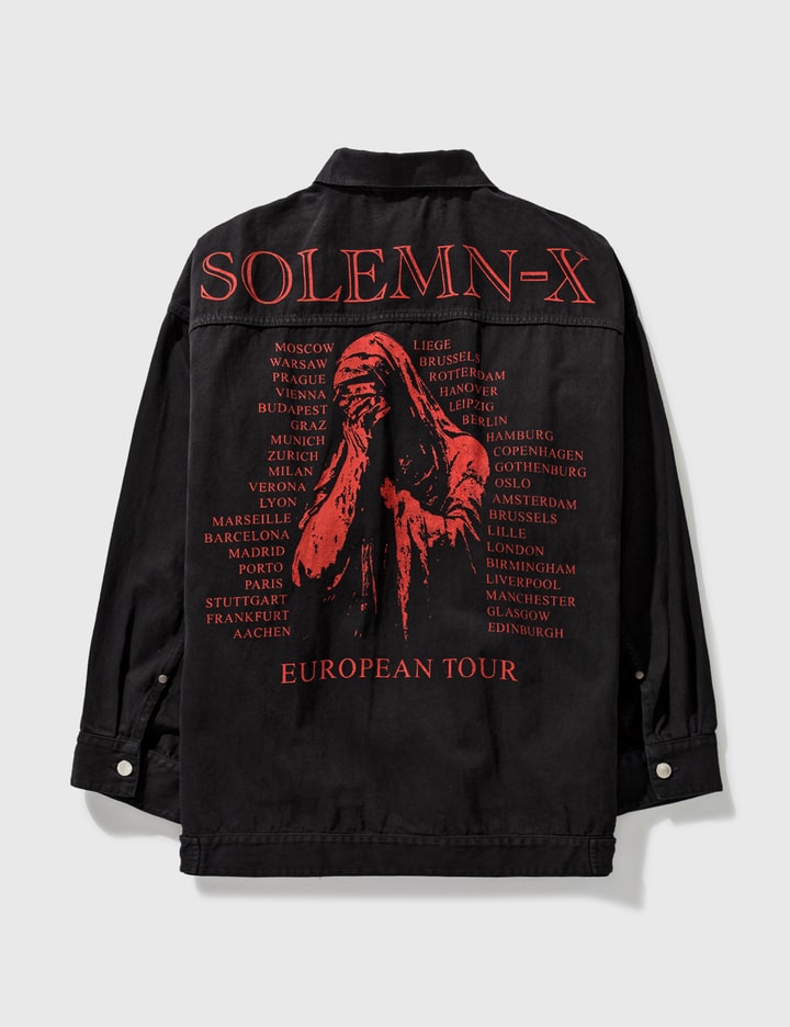 Raf Simons Oversized SolemnX Denim Jacket HBX Globally Curated