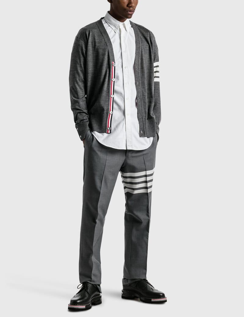Thom Browne オックスフォード アームバンド クラシックシャツ トム ブラウン - オックスフォード ストライプ グログランアーム