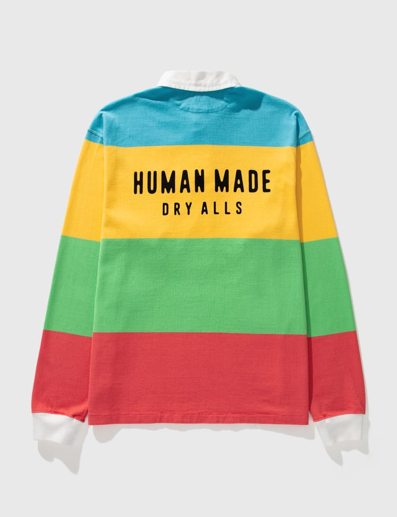 Human Made - Human Made Multi Stripe Rugby Shirt | HBX - Globally
