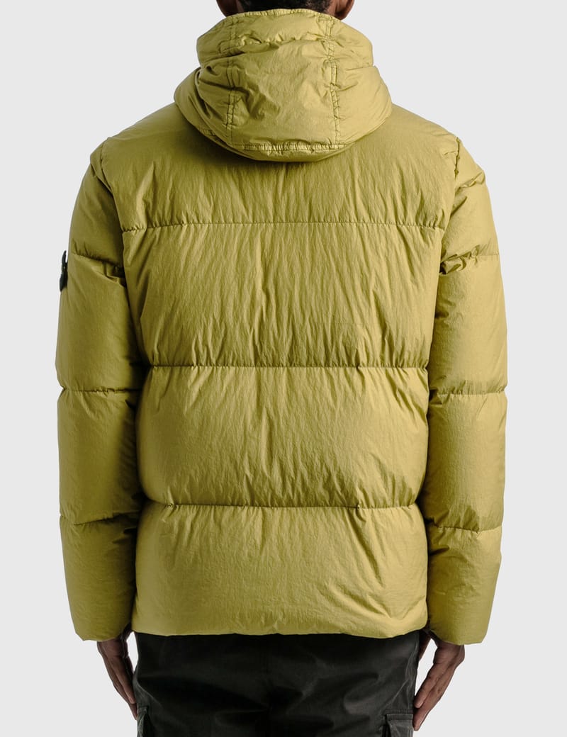Stone Island - Crinkle Nylon Down Jacket | HBX - Globally