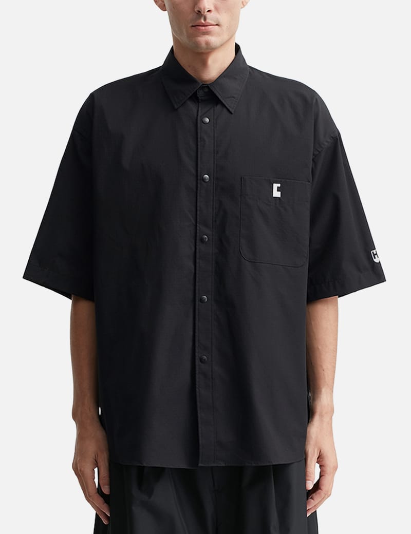 CLESSTE - Wool Gabardine City Uniform Wide Straight Pants | HBX