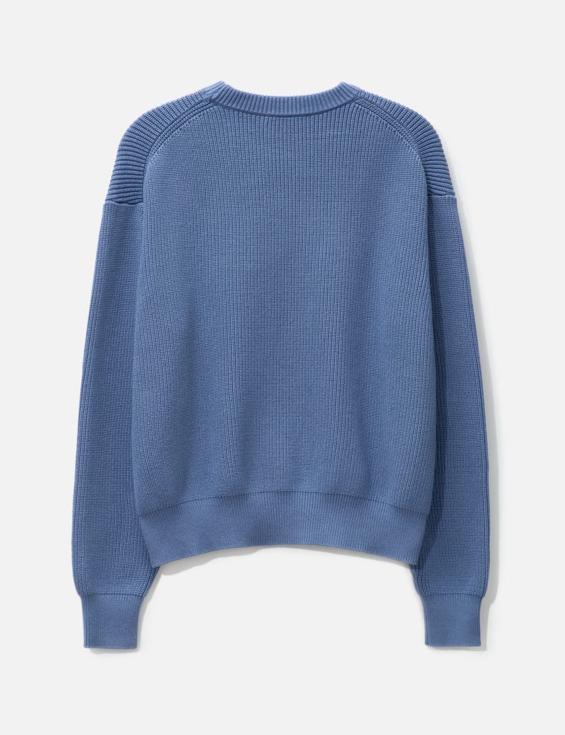【BAON】[unisex] Mitoni Cat Brushed Over Ribbed Knit Sweatsh Maison Kitsuné - Bold Fox Head Patch Comfort Ribbed Sweater