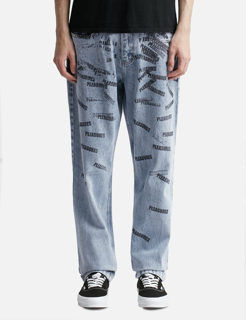 Pleasures - Plop 5 Pocket Denim Slim Jean | HBX - Globally Curated Fashion  and Lifestyle by Hypebeast