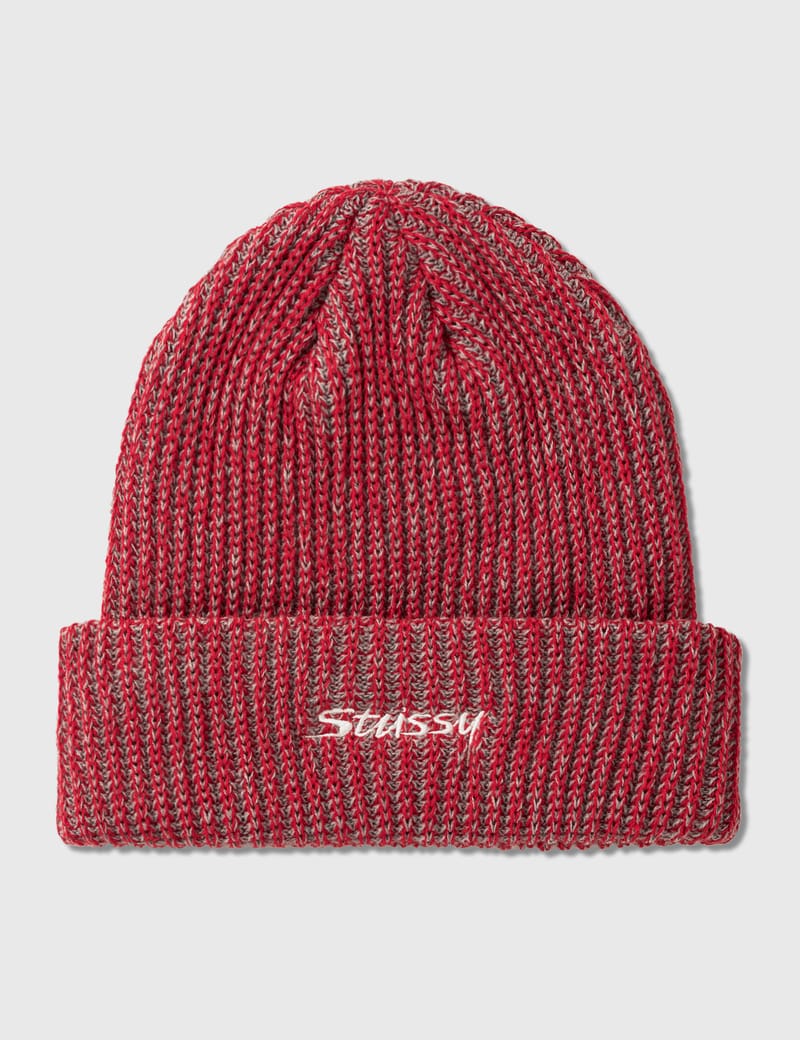 Stüssy - 2 Tone Knit Short Beanie | HBX - Globally Curated Fashion