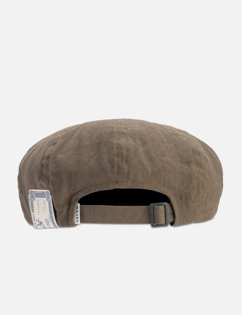 THE H.W.DOG&CO. COTTON LINEN WASH CAS - Washed cotton-linen cap