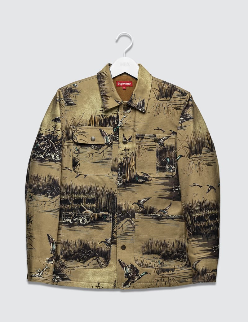 Supreme - Dogs and Ducks Chore Jacket | HBX - Globally Curated