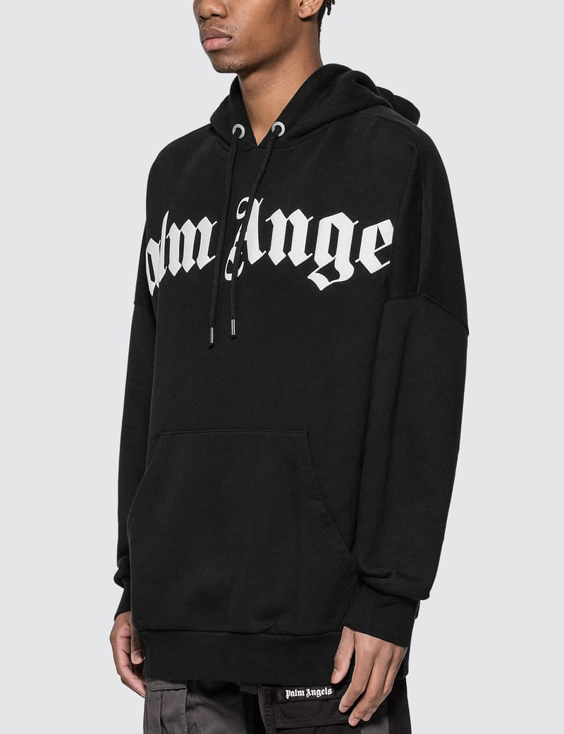 Palm Angels Front Over Logo Hoody HBX Globally Curated